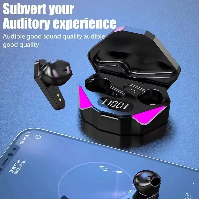 X15 Tws Fone de Ouvido Bluetooth Sem Fio Sem Caixa V5.1 em Fones de Ouvido Blutooth Aparelhos Auditivos Esporte Gamer Fone de Ouvido Telefone